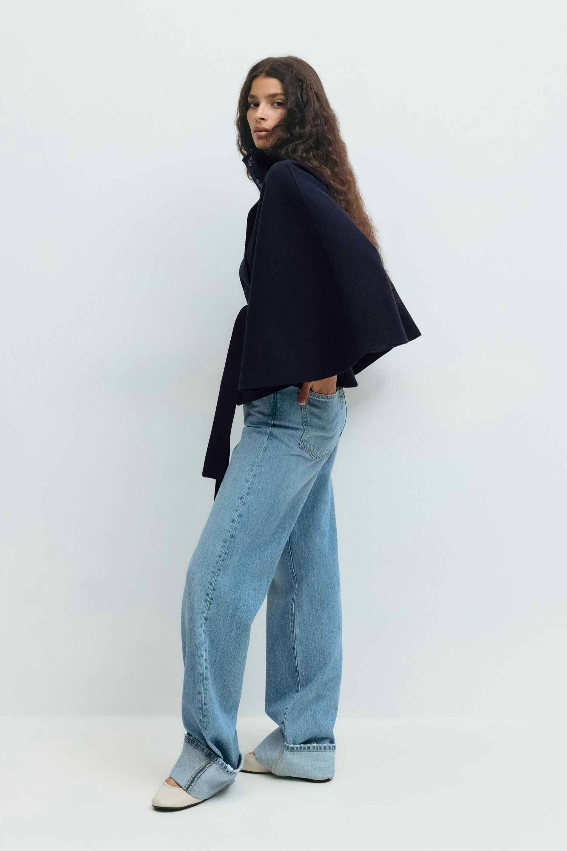 SARILLE | Belt Cape Jacket