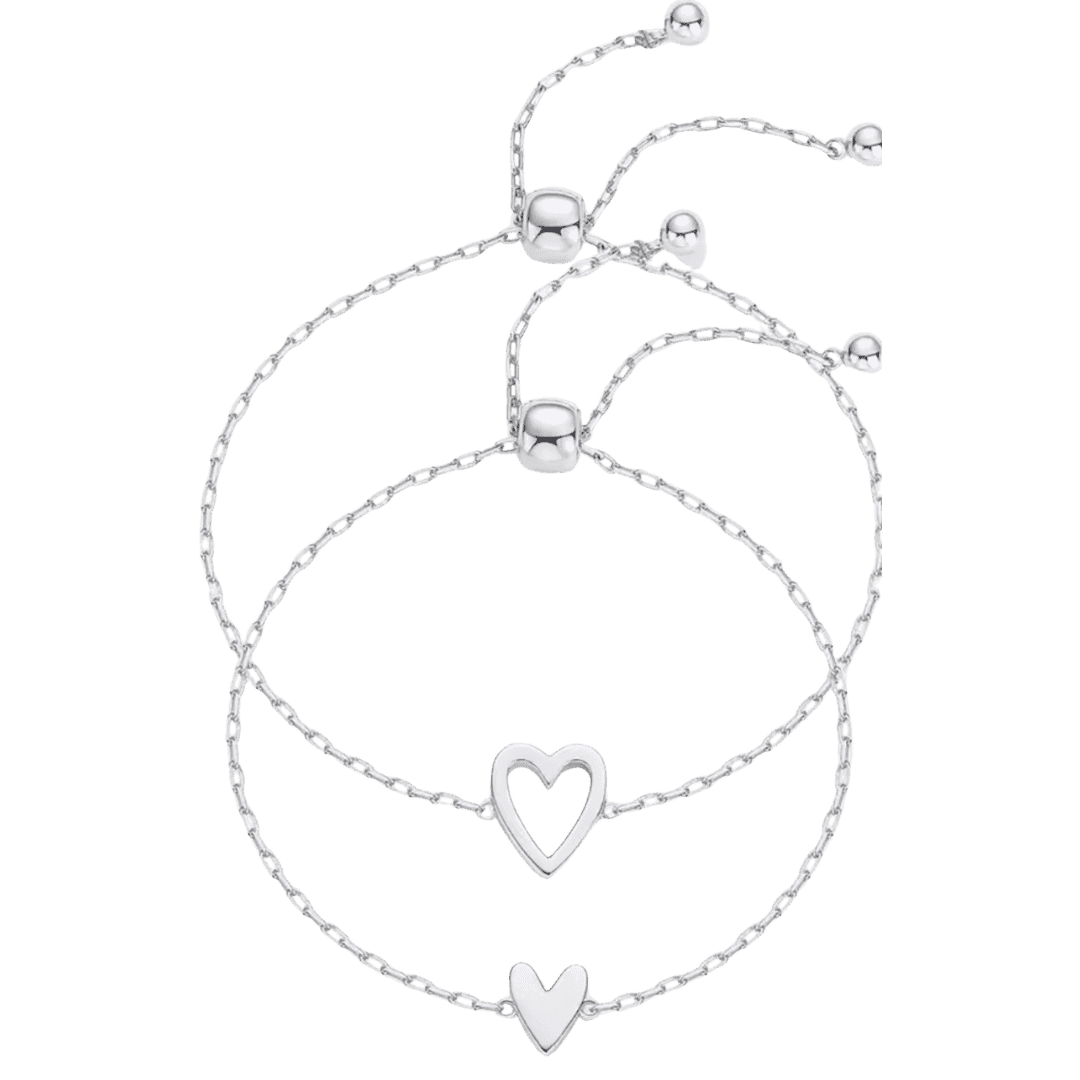 Lada™ – Dwie bransoletki, jedno serce (Zestaw 2 bransoletek)