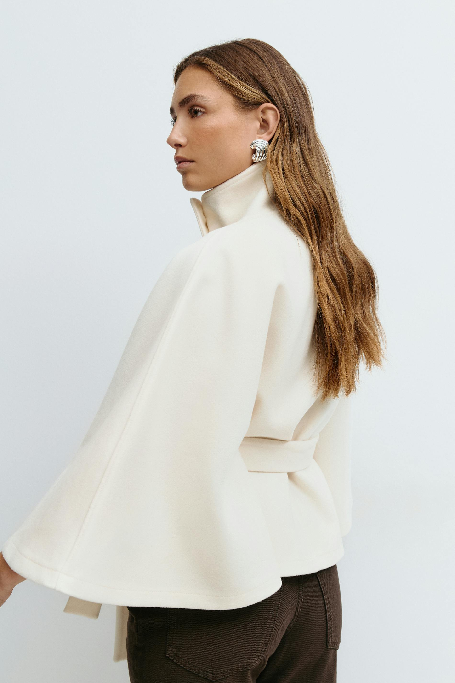 SARILLE | Belt Cape Jacket