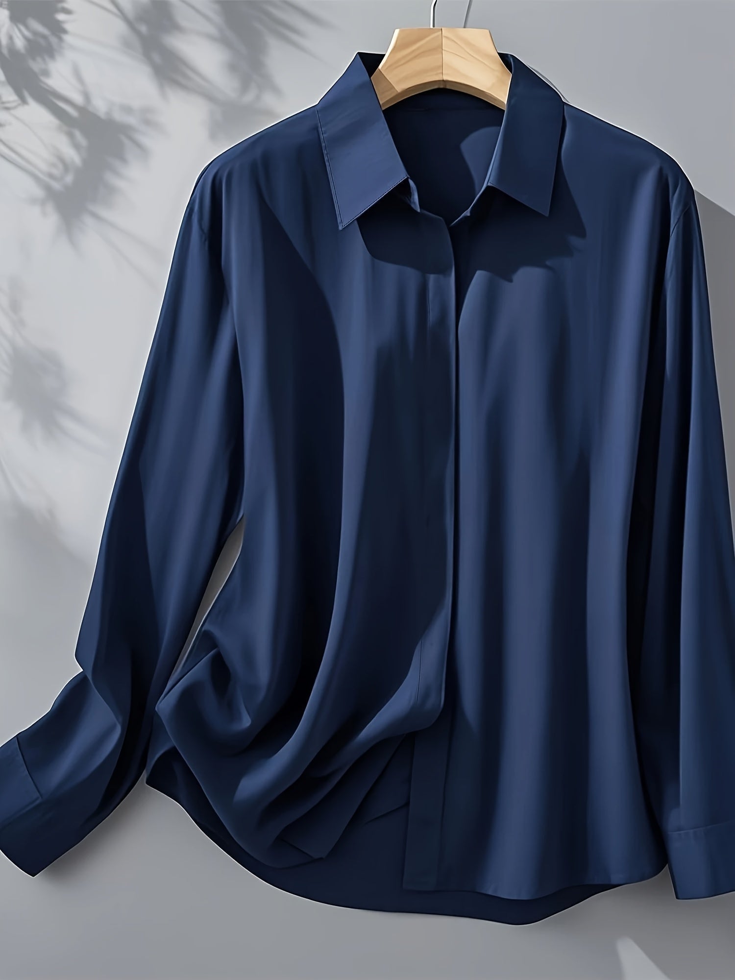 IRYNA | Stylowa Koszula Z Długim Rękawem Zapinana Na Guziki