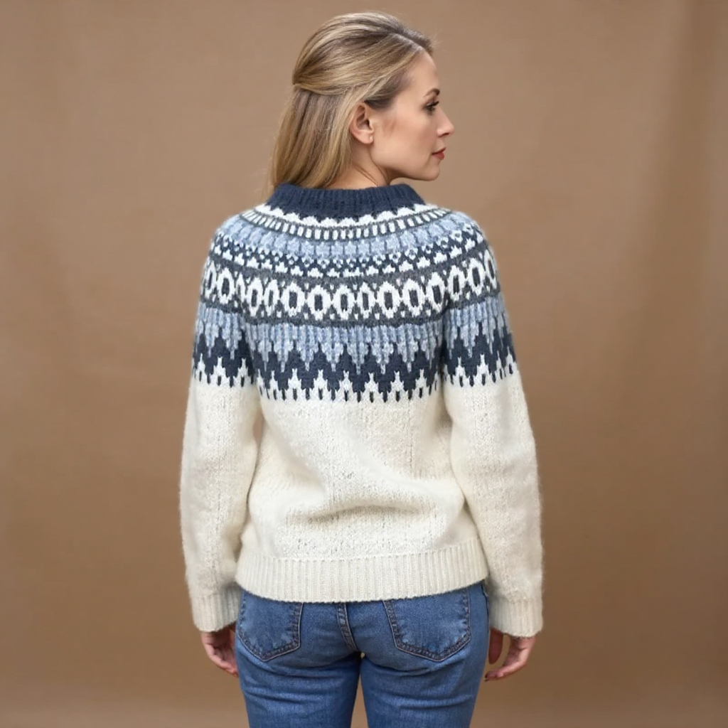 Maecey | Vintage Islandzki Sweter