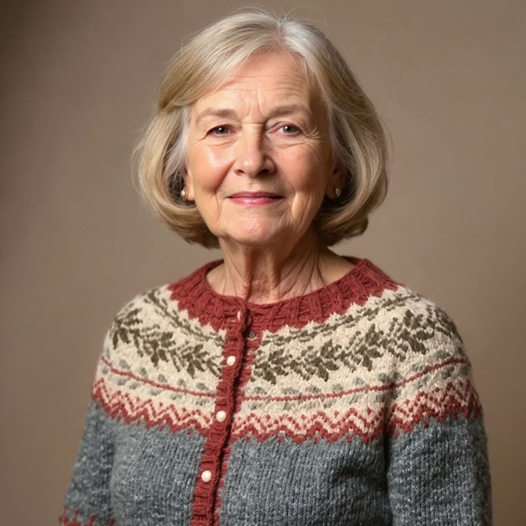 Atasha | Vintage Islandzki Kardigan