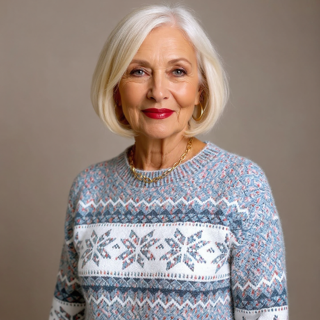 Melanie | Vintage Islandzki Sweter